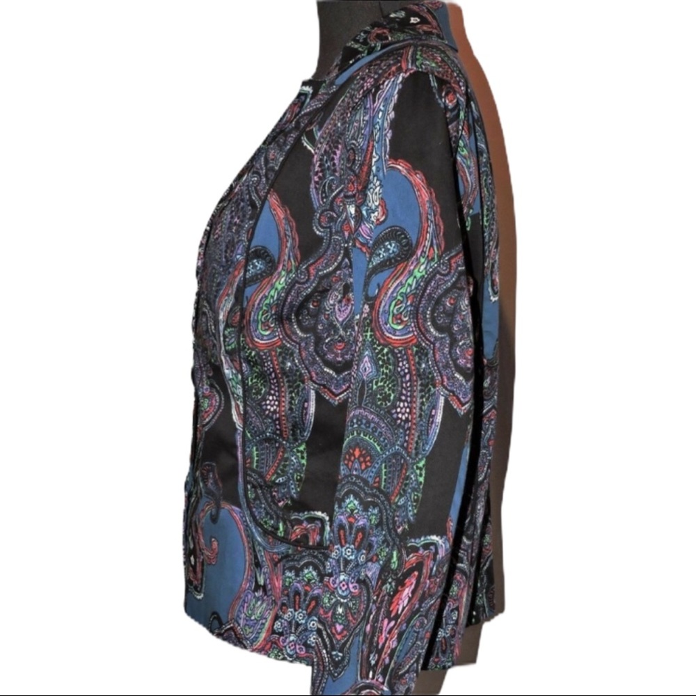Coldwater Creek Paisley Blazer - Picture 3 of 4